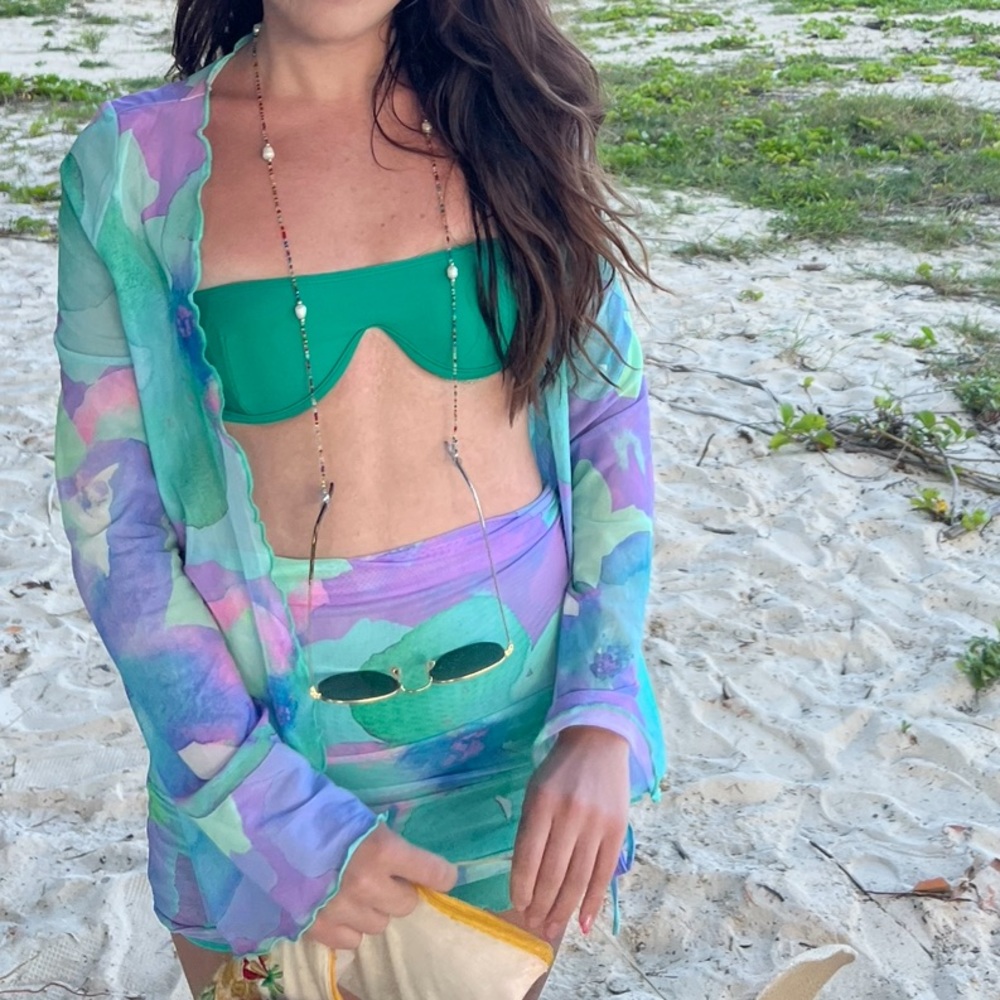 Nasty Gal Green bikini - Picture 4 of 5
